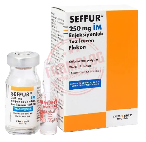 SEFFUR 250 MG IM ENJEKSIYONLUK TOZ ICEREN FLAKON