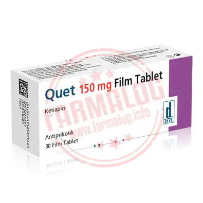 QUET 150 MG 30 FILM TABLET