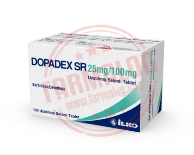 DOPADEX SR 25 MG/100 MG UZATILMIS SALIMLI 100 TABLET