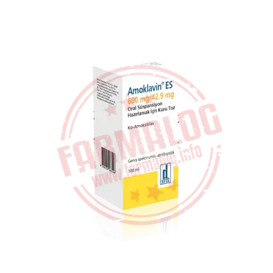 AMOKLAVIN ES 600/42,9 MG ORAL SUSPANSIYON ICIN KURU TOZ 100 ML