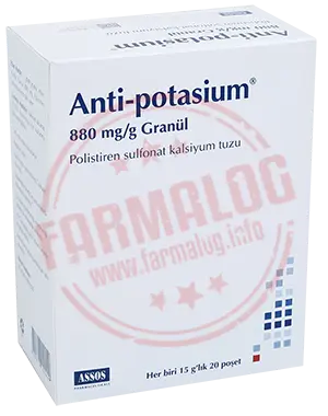 ANTI-POTASIUM 880 MG/G GRANUL