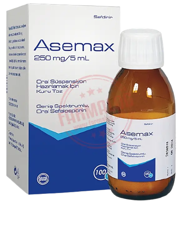 ASEMAX 250MG/5ML 100ML ORAL SUSPANSIYON HAZIRLAMAK ICIN KURU TOZ