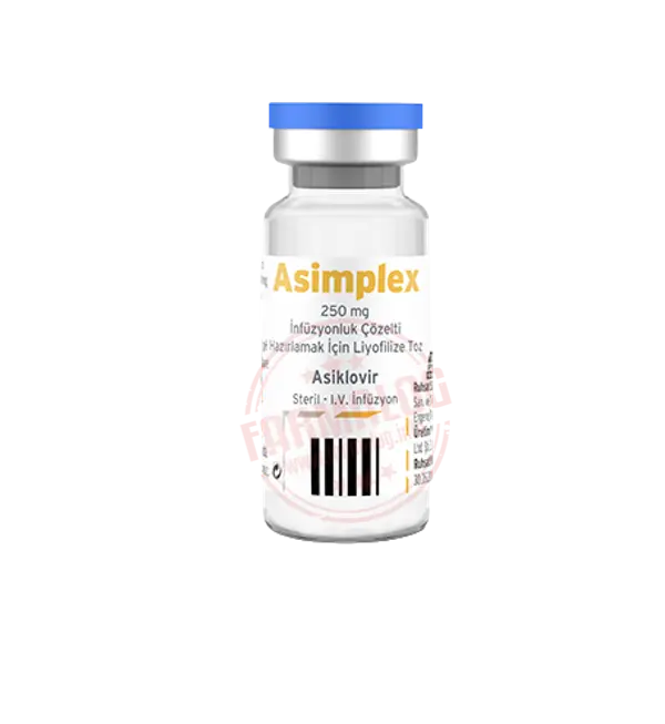 ASIMPLEX 250 MG ENJEKSIYONLUK COZELTI HAZIRLAMAK ICIN LIYOFILIZE TOZ (1 FLAKON)