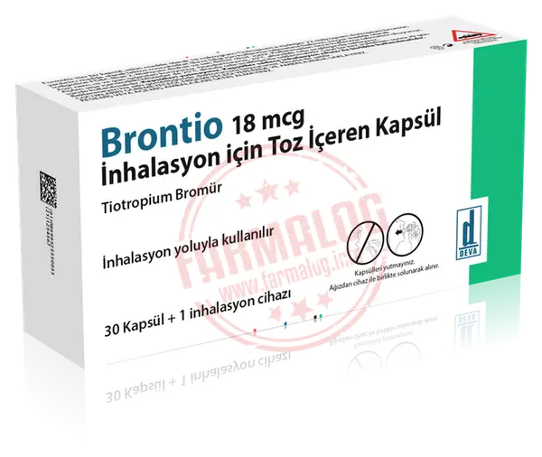 BRONTIO 18 MCG INHALASYON ICIN TOZ ICEREN KAPSUL (30 KAPSUL)