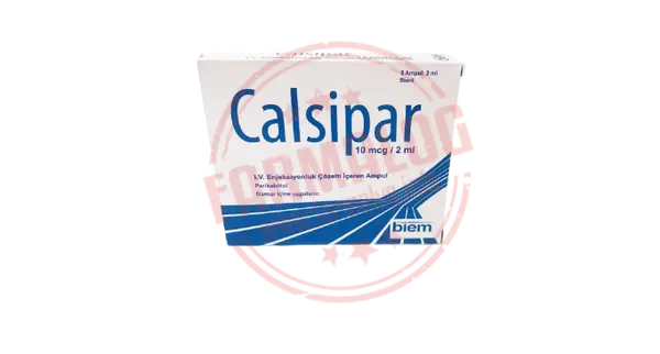 CALSIPAR 10 MCG/2 ML ENJEKSIYONLUK COZELTI ICEREN AMPUL (5 AMPUL)