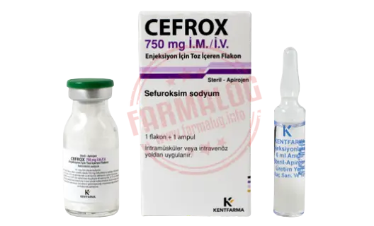 CEFROX 750 MG IM/IV ENJEKSIYON ICIN TOZ ICEREN FLAKON