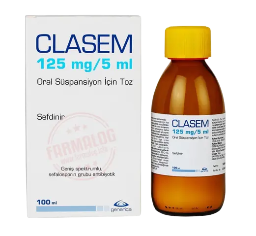 CLASEM 125 MG/5ML 100 ML ORAL SUSPANSIYON ICIN TOZ