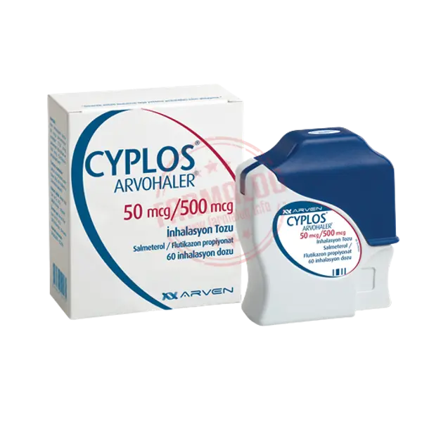 CYPLOS SANOHALER 50/500 MCG INHALASYON ICIN TOZ 60 DOZ