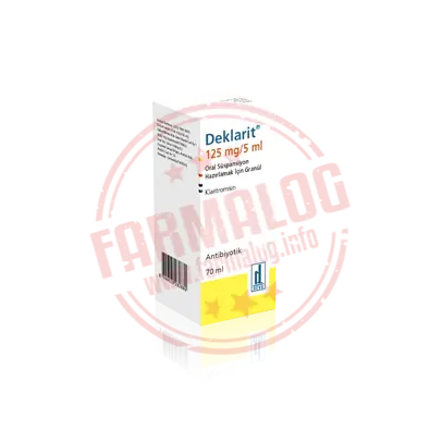 DEKLARIT 125MG/5ML ORAL SUSPANSIYON HAZIRLAMAK ICIN GRANUL (70 ML)