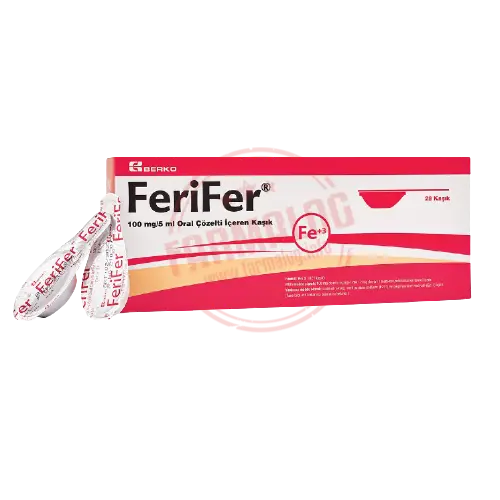 FERIFER 100 MG/5 ML ORAL COZELTI ICEREN 20 KASIK