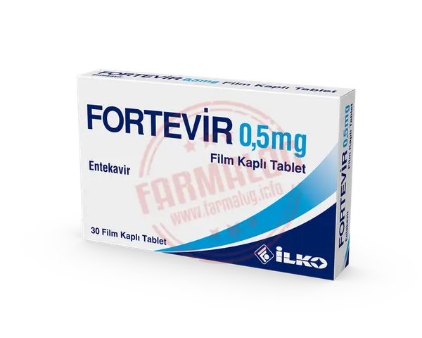 FORTEVIR 0,5 MG 30 FILM KAPLI TABLET