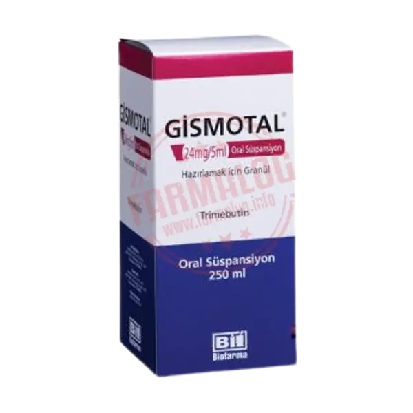 GISMOTAL 24MG/5ML ORAL SUSPANYON HAZIRLAMAK ICIN GRANUL 250 ML