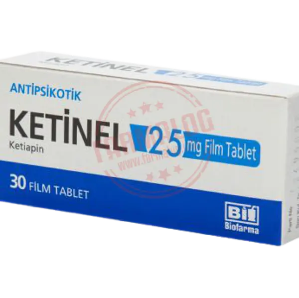 KETINEL 25 MG 30 FILM TABLET