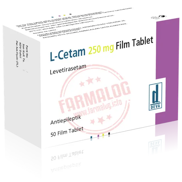 L-CETAM 250 MG 50 FILM TABLET