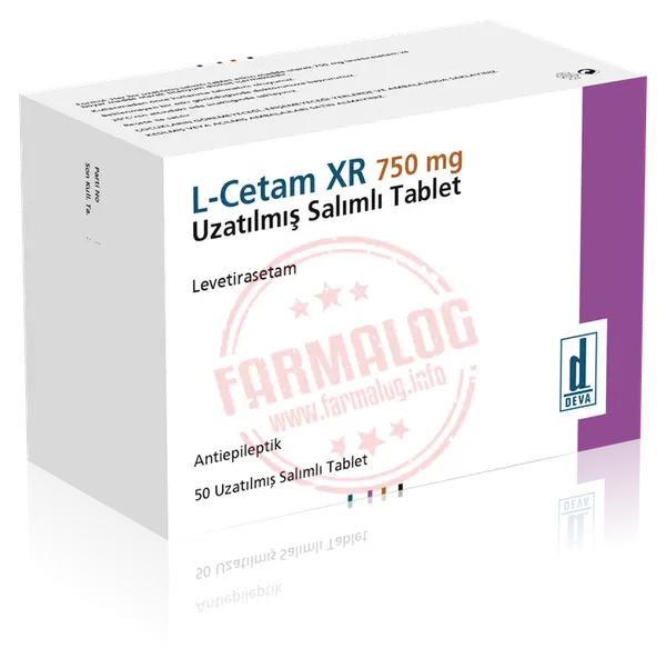 L-CETAM XR 750 MG 50 UZATILMIS SALIMLI TABLET