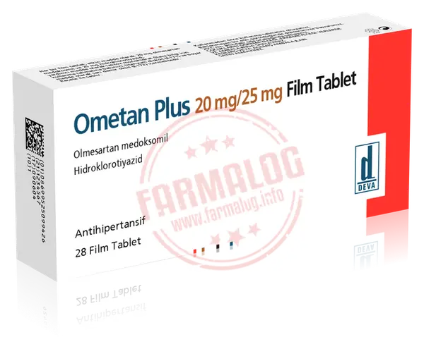 OMETAN PLUS 20 MG/25 MG FILM TABLET (28 TABLET)