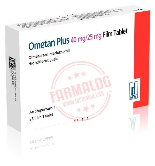 OMETAN PLUS 40 MG/25 MG FILM TABLET (28 TABLET)