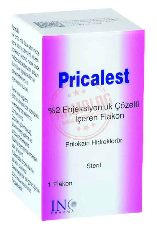 PRICALEST %2 ENJEKSIYONLUK COZELTI ICEREN 1 FLAKON