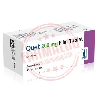 QUET 200 MG 60 FILM TABLET