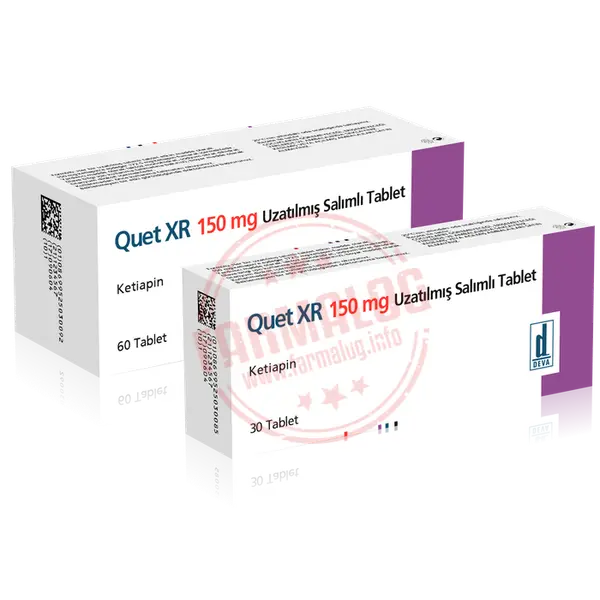 QUET XR 150 MG UZATILMIS SALIMLI 30 TABLET