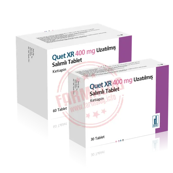 QUET XR 400 MG UZATILMIS SALIMLI 30 TABLET