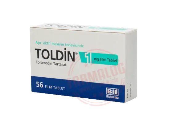 TOLDIN 1 MG 56 FILM TABLET