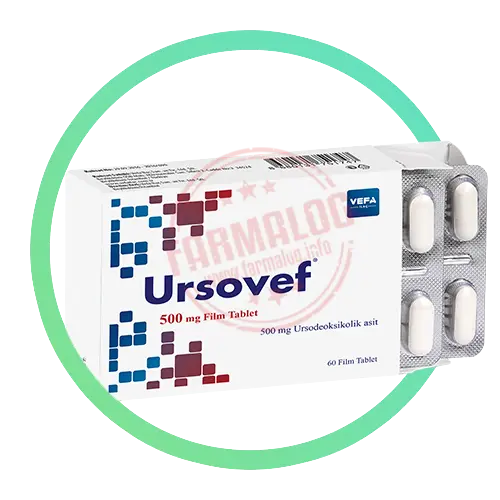 URSOVEF 500 MG 60 FILM KAPLI TABLET